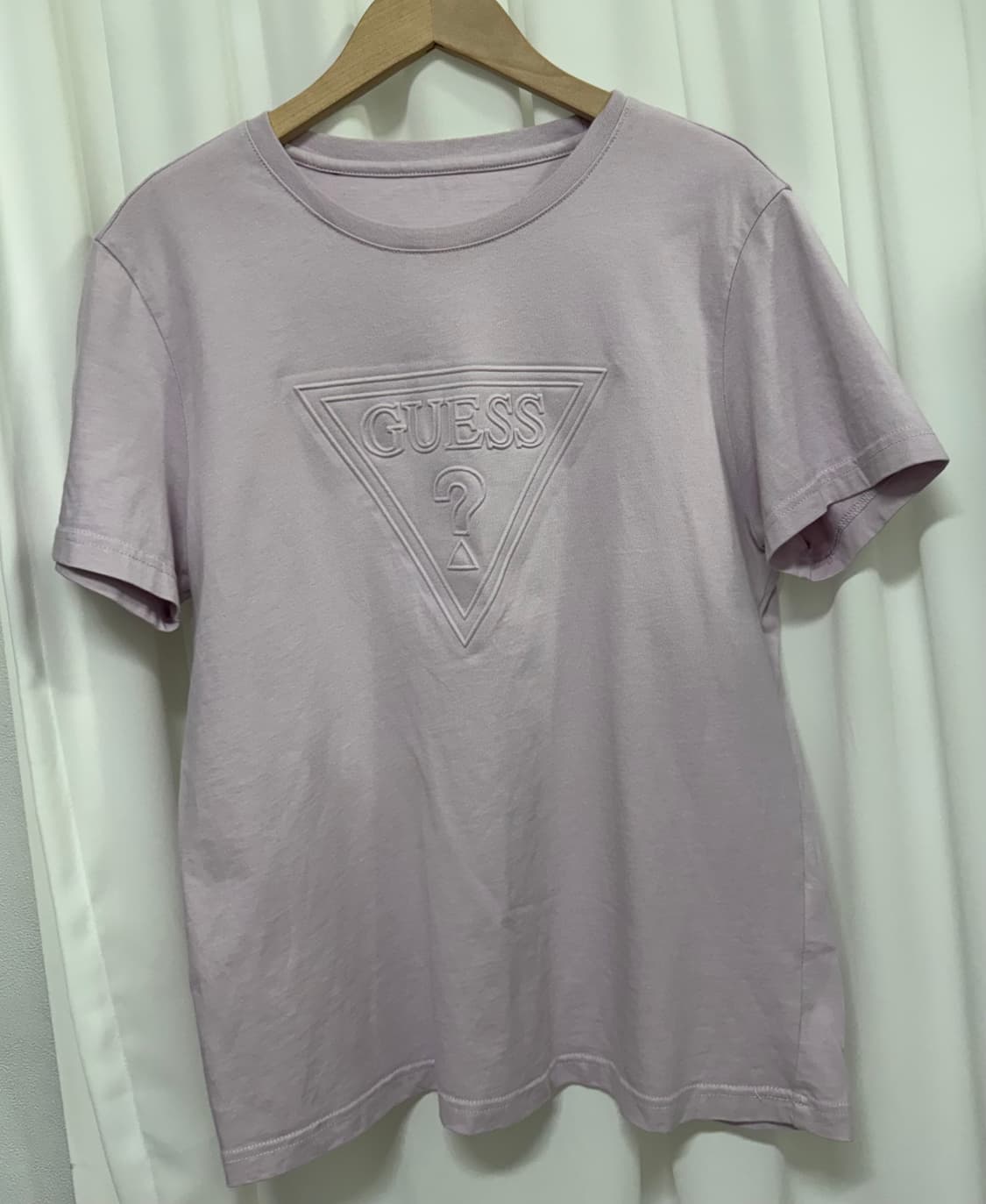 GUESS 게스 반팔티 라일락 상품이미지4