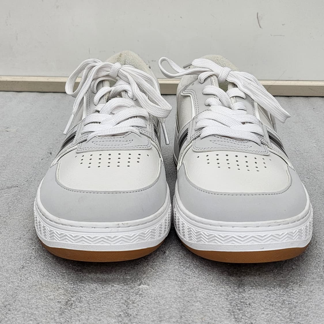 거의 미착용,상태좋은 라코스테 정품  스니커즈 uk11,290~300mm 상품이미지2