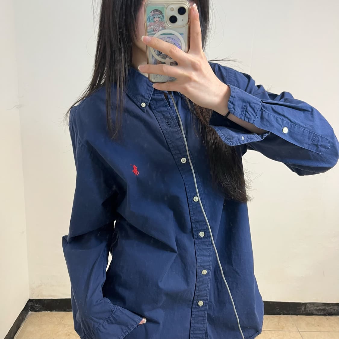 Polo Ralph Lauren navy shirt 상품이미지2