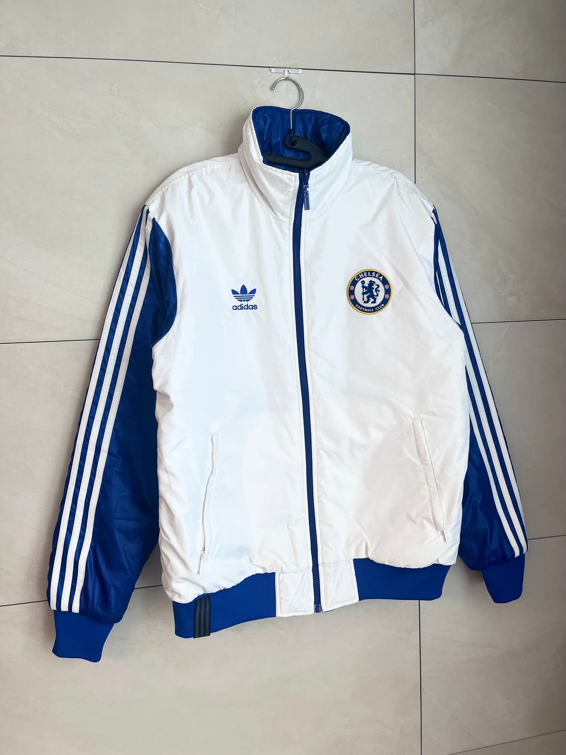 아디다스 첼시 흰,파 리버시블 자켓 (105) 상품이미지2