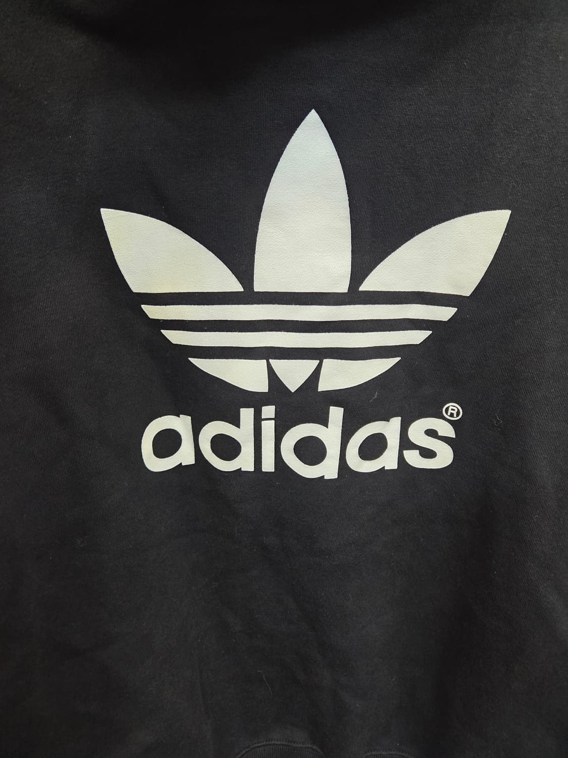 아디다스 올드스쿨 빅트레포일 삼선 기모 후드집업 대략 L 오버핏 상품이미지4