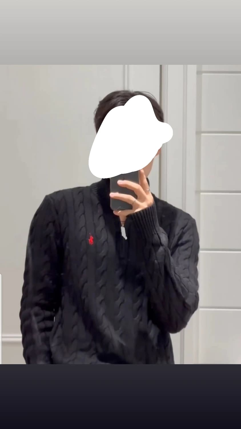 폴로랄프로렌 반집업 니트  상품이미지5