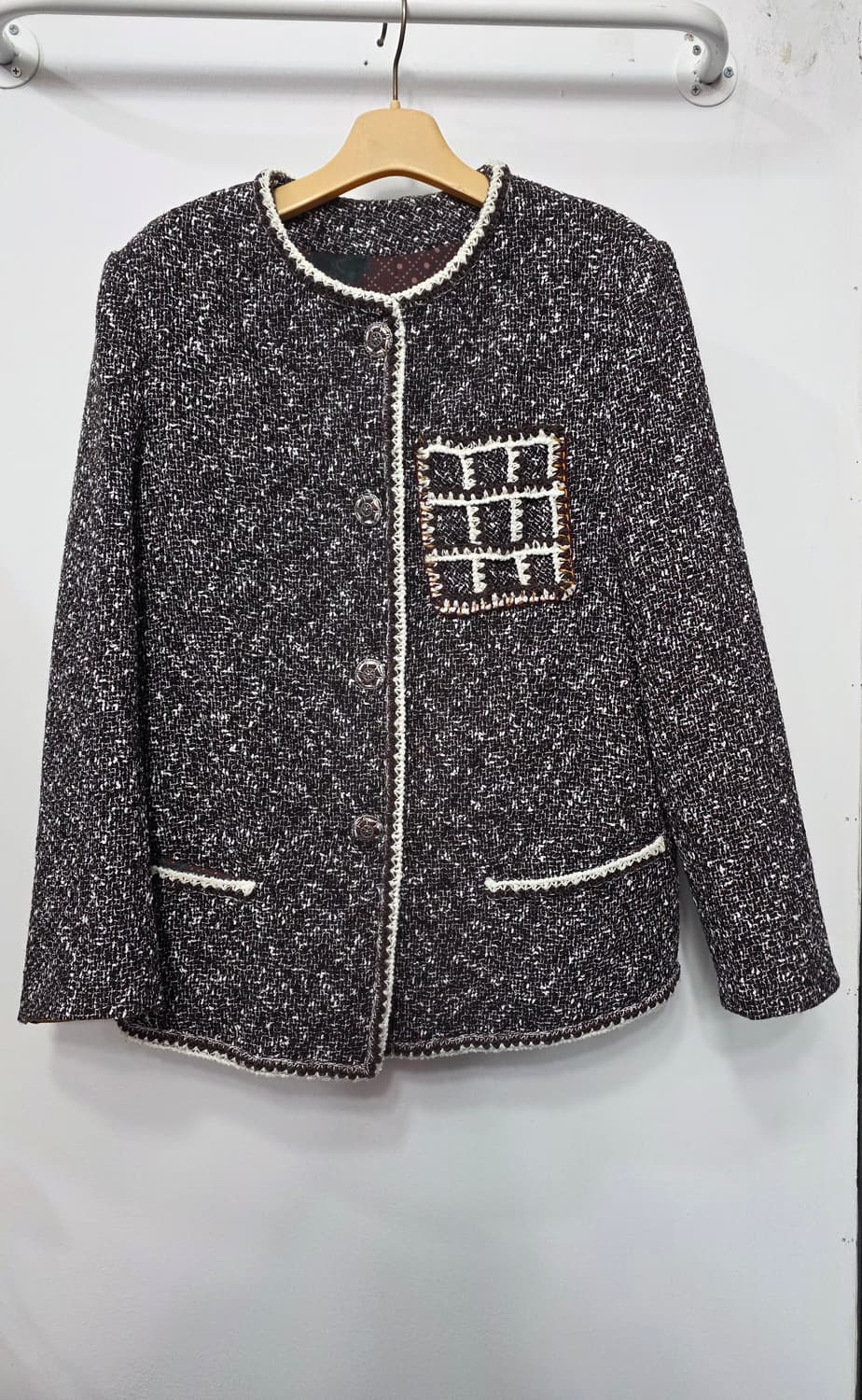 타임 여성 트위드 자켓 상품이미지1