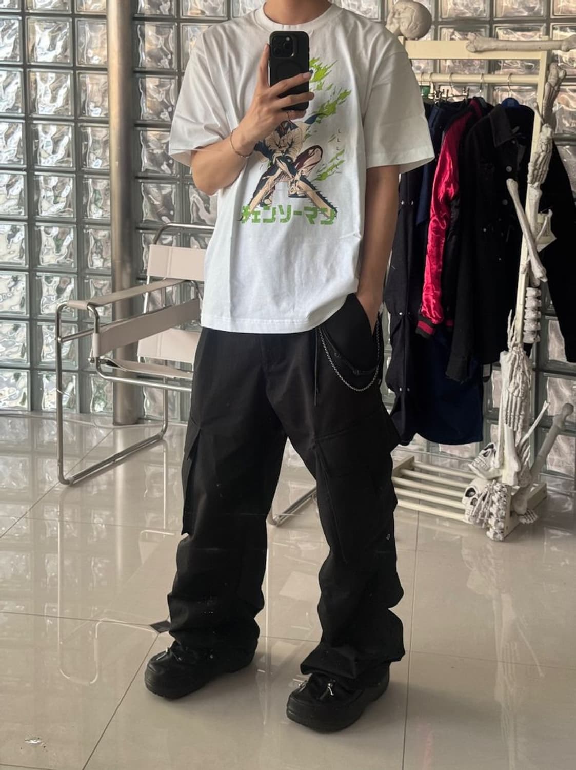 CHAINSAW MAN PRINT TEE 체인소맨 프린트 티셔츠 상품이미지5