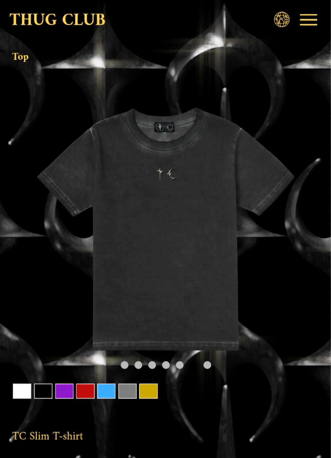 TC 떠그클럽 슬림 티셔츠 1사이즈 상품이미지1