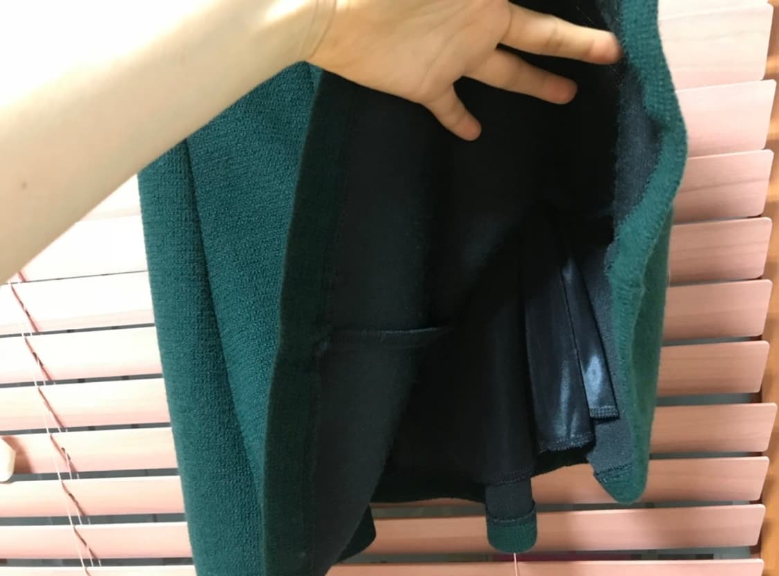 55ㅡ다크 그린 컬러 플레어 원피스 상품이미지5