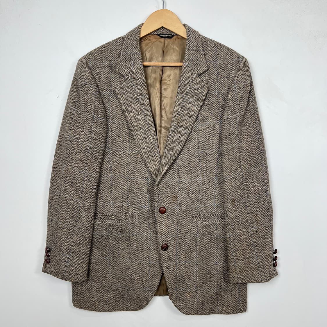 1990s Kenneth 헤링본 투버튼 블레이저 상품이미지1