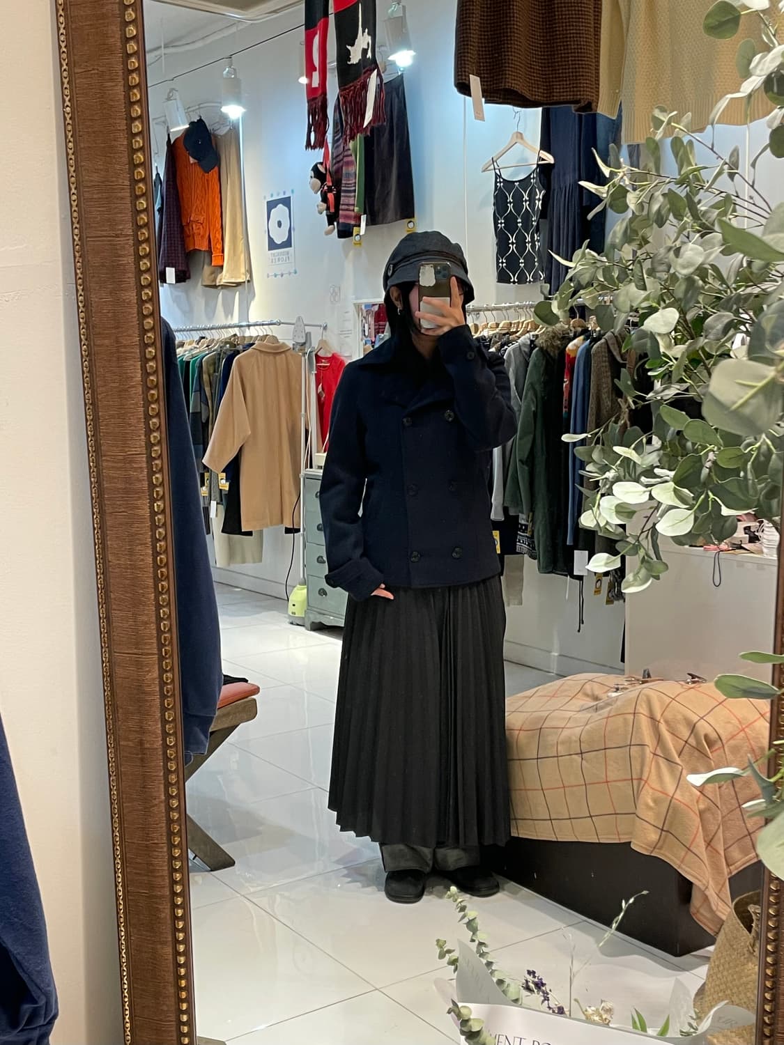 일본빈티지 더블피코트  상품이미지2