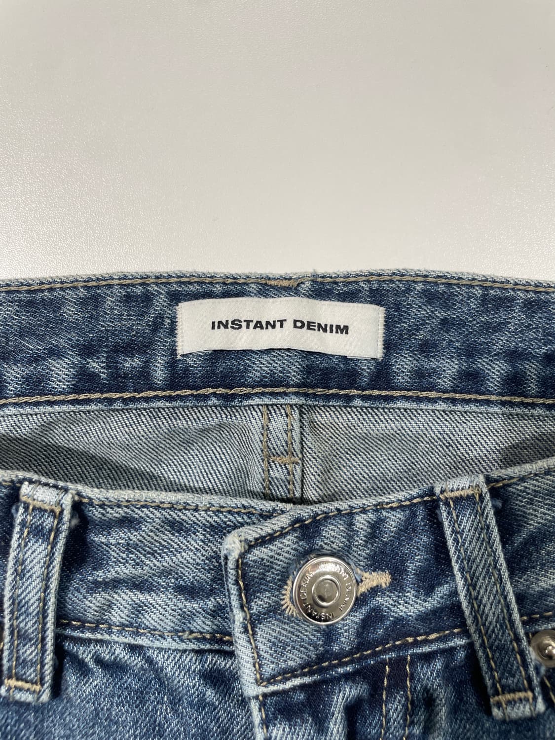 브랜디드 히시토모 중청 디스트로이드 데님 팬츠 상품이미지7