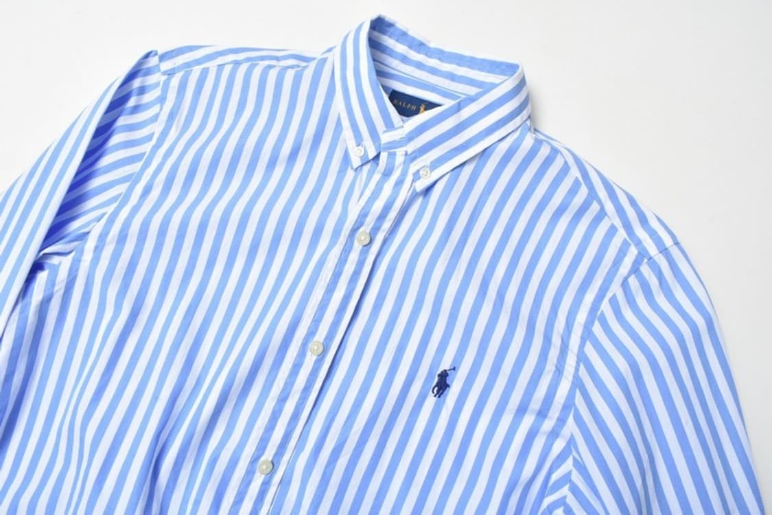 폴로 랄프로렌 큐알라벨 스트라이프 셔츠 M 상품이미지2