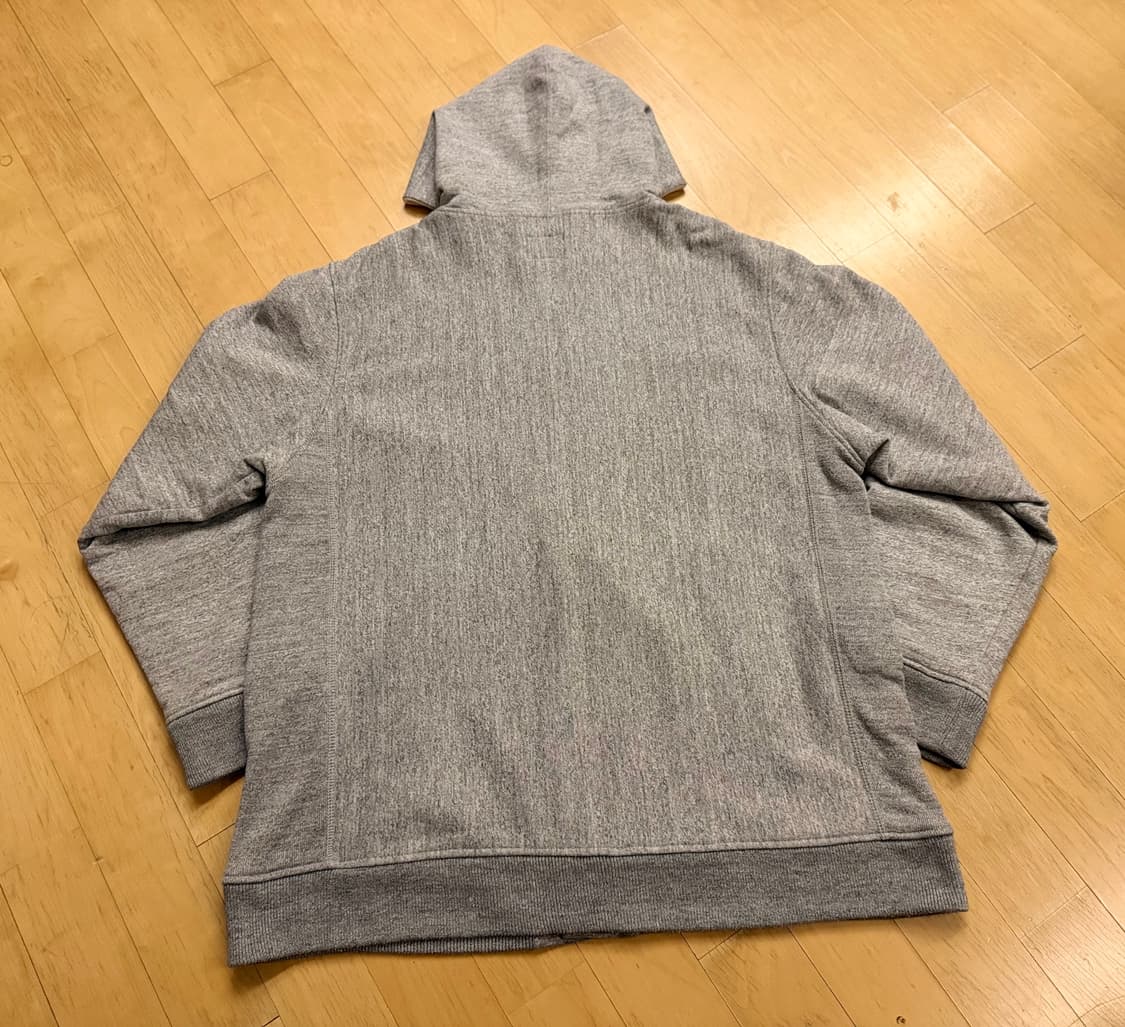 [90s/민트급] 챔피온 리버스위브 US ARMY 써멀 스냅 후드 자켓  상품이미지4