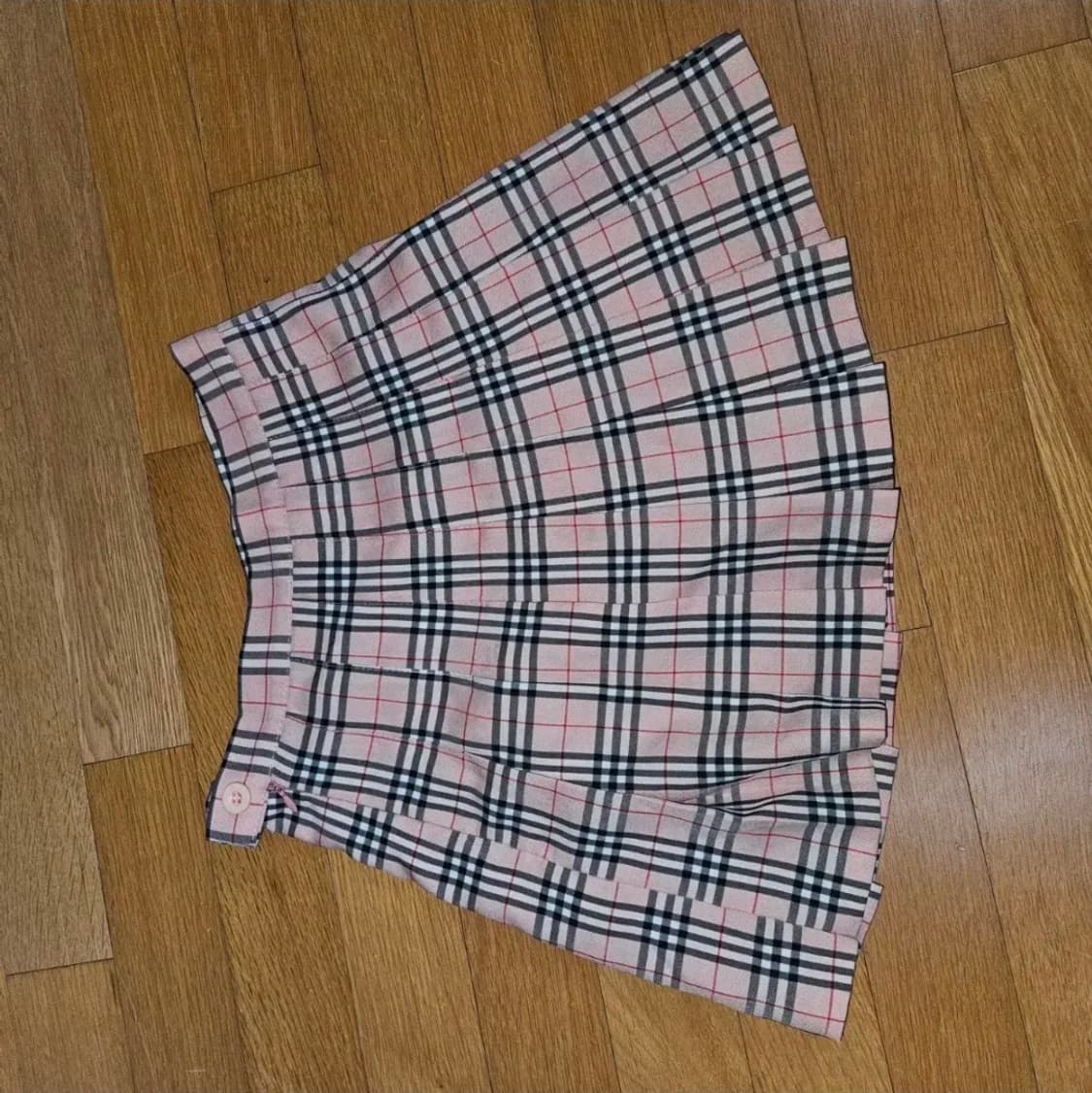 핑크 체크 미니 테니스스커트 s 상품이미지4