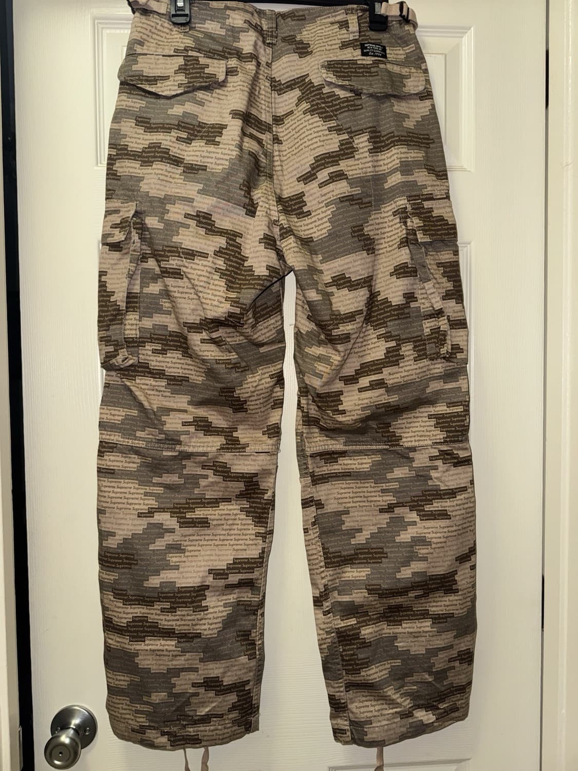 21SS 슈프림 카고 팬츠 탄 카모 상품이미지2