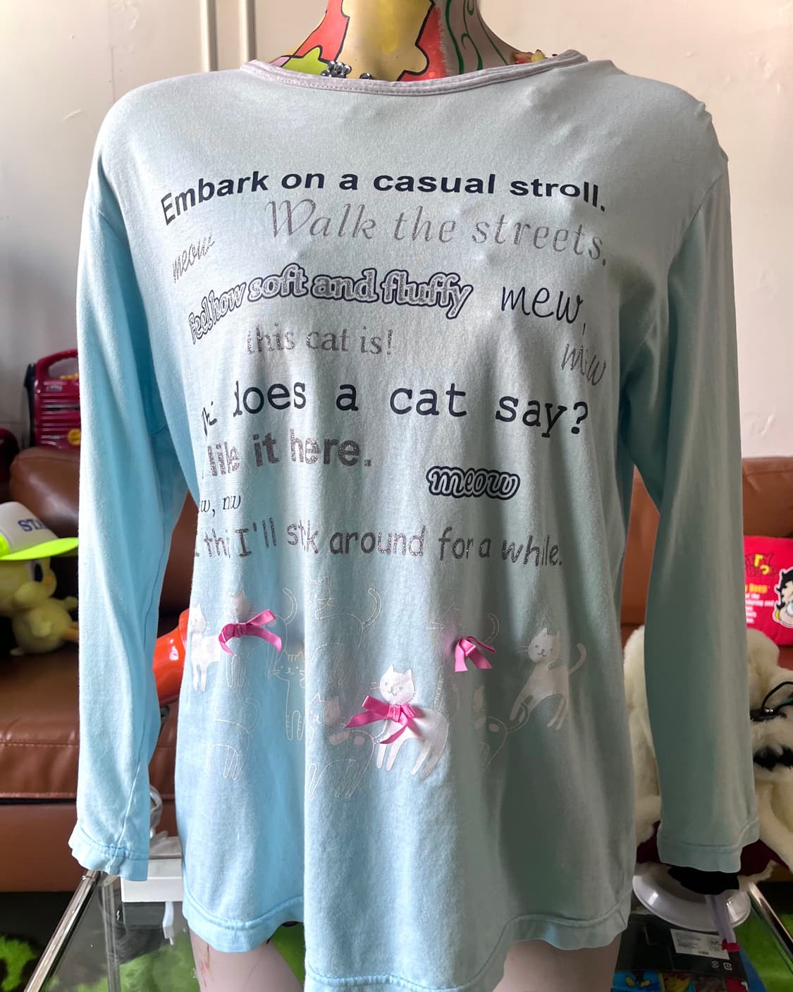 90-00s Grow Well 3D Ribbon Long-Sleeve 상품이미지2