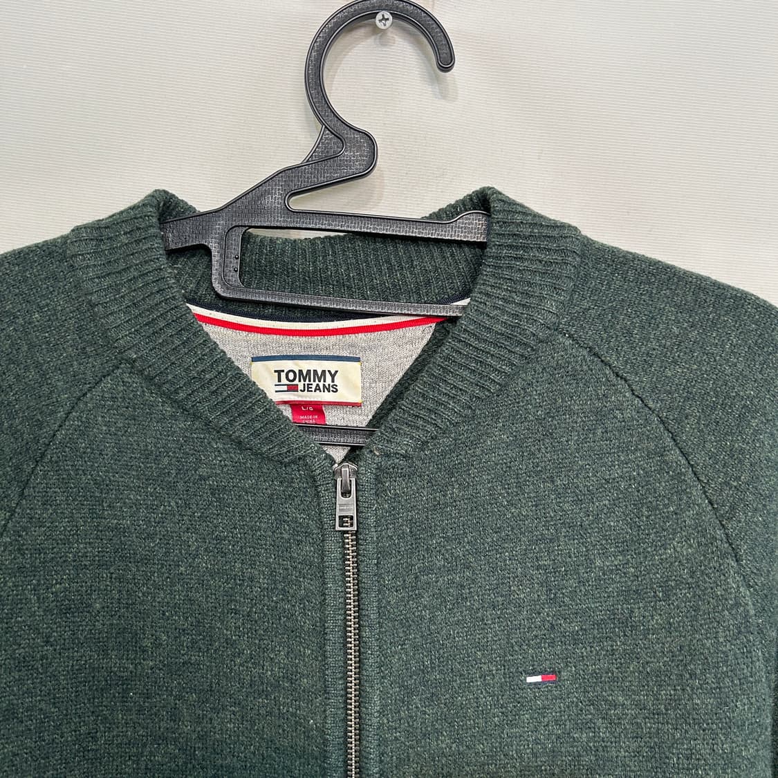타미힐피거 진스 남성 니트 풀집업 L 상품이미지2