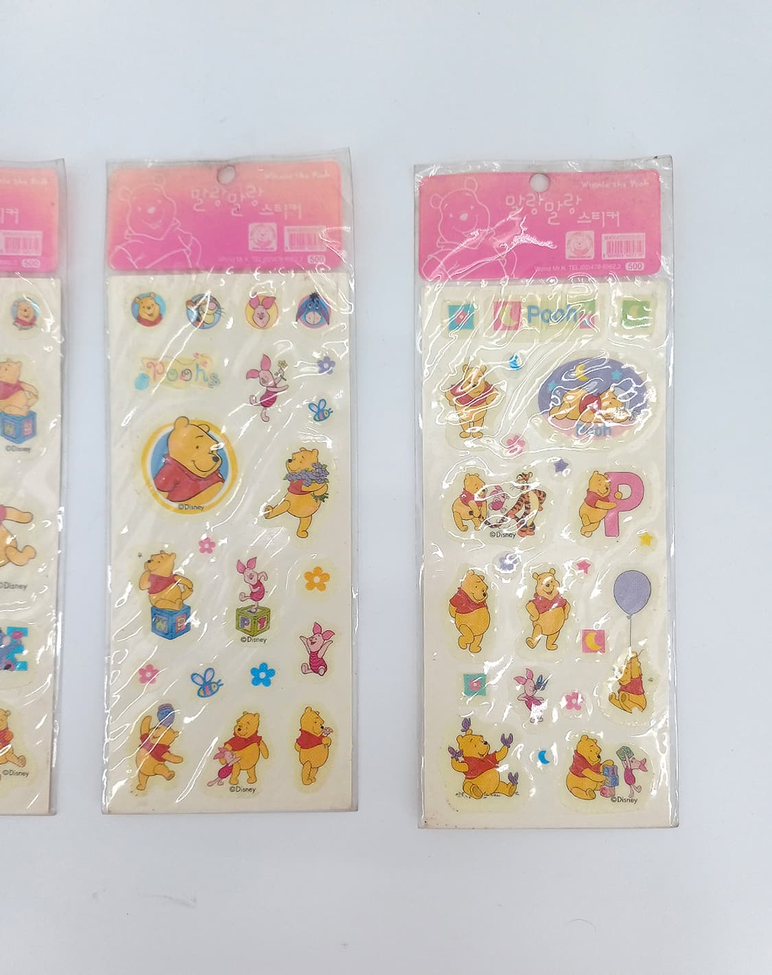 위니더푸 곰돌이푸 다이어리꾸미기 스티커 고전문구 상품이미지3