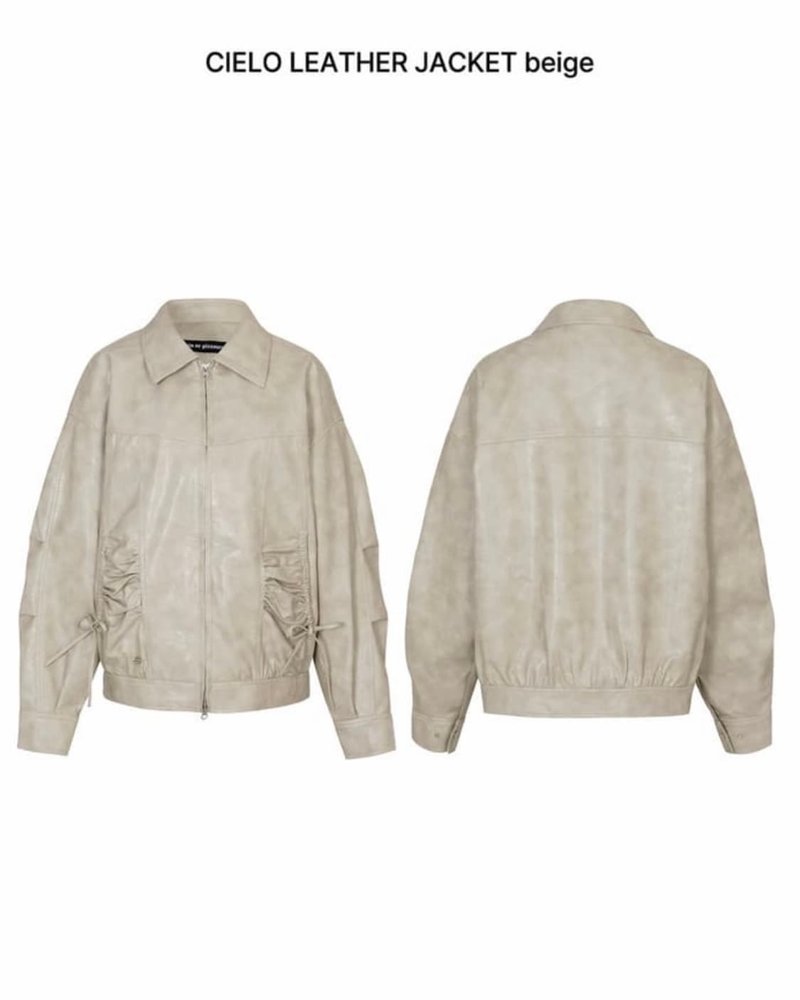 페인오어플레져 레더자켓 상품이미지3