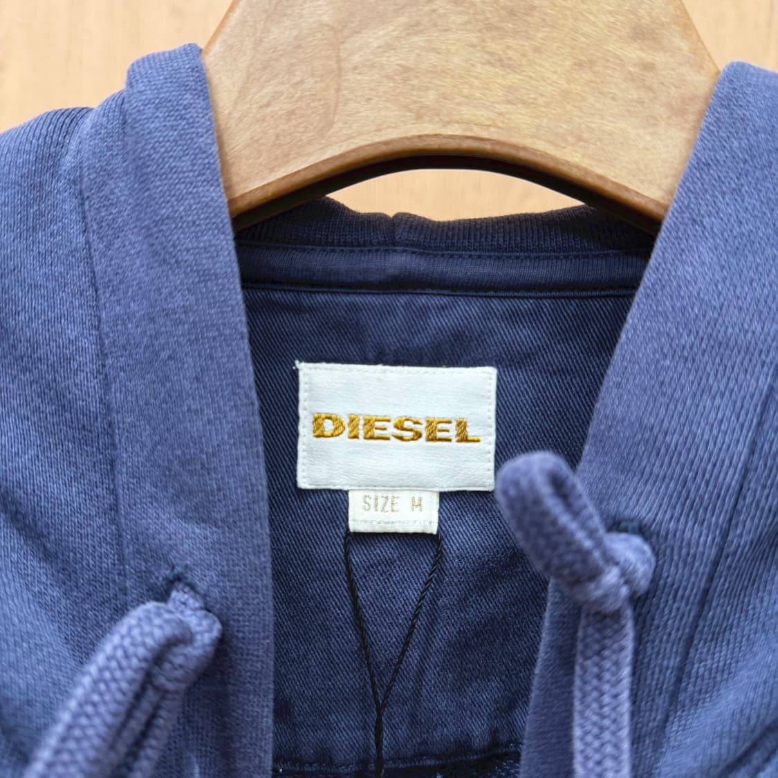 디젤 후드 집업 워싱 소매 카고 포켓 지퍼 디테일 레귤러핏 네이비 상품이미지9