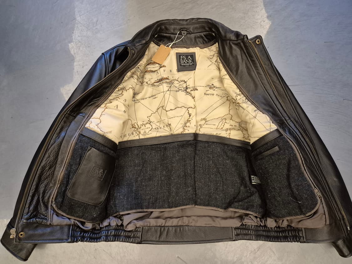 JOS A BANK TYPE A-2 레더 자켓 상품이미지3