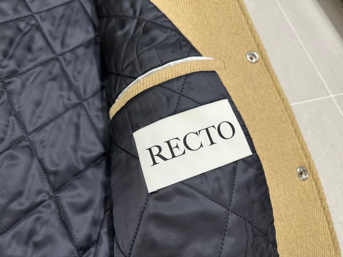 렉토 바시티 자켓 베이지 M 상품이미지5