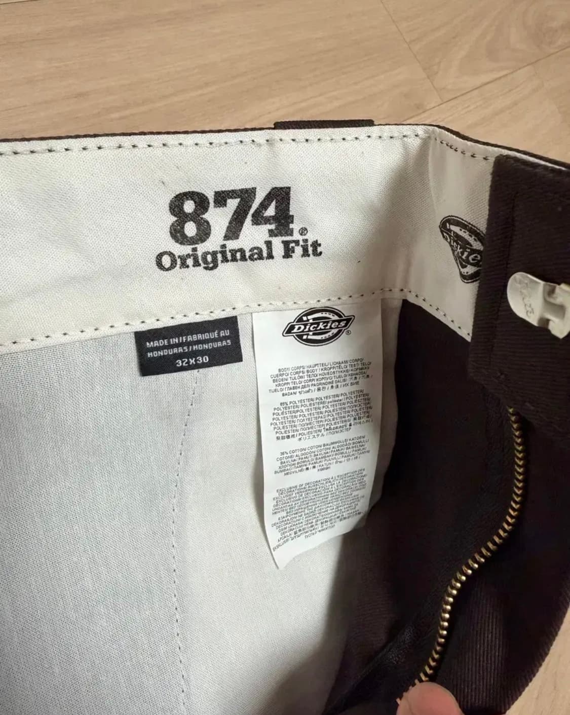 [32x30] 디키즈 874 다크브라운 상품이미지2