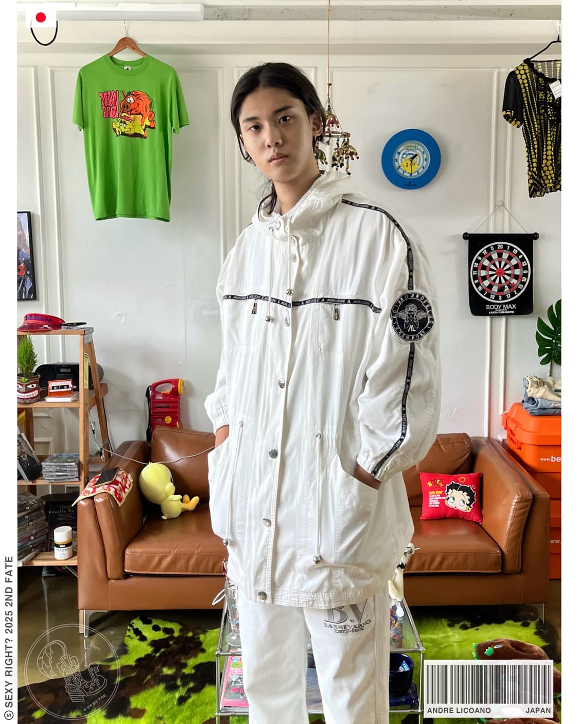 1980-90s Andre Licoano Japan Fishtail JK 상품이미지1