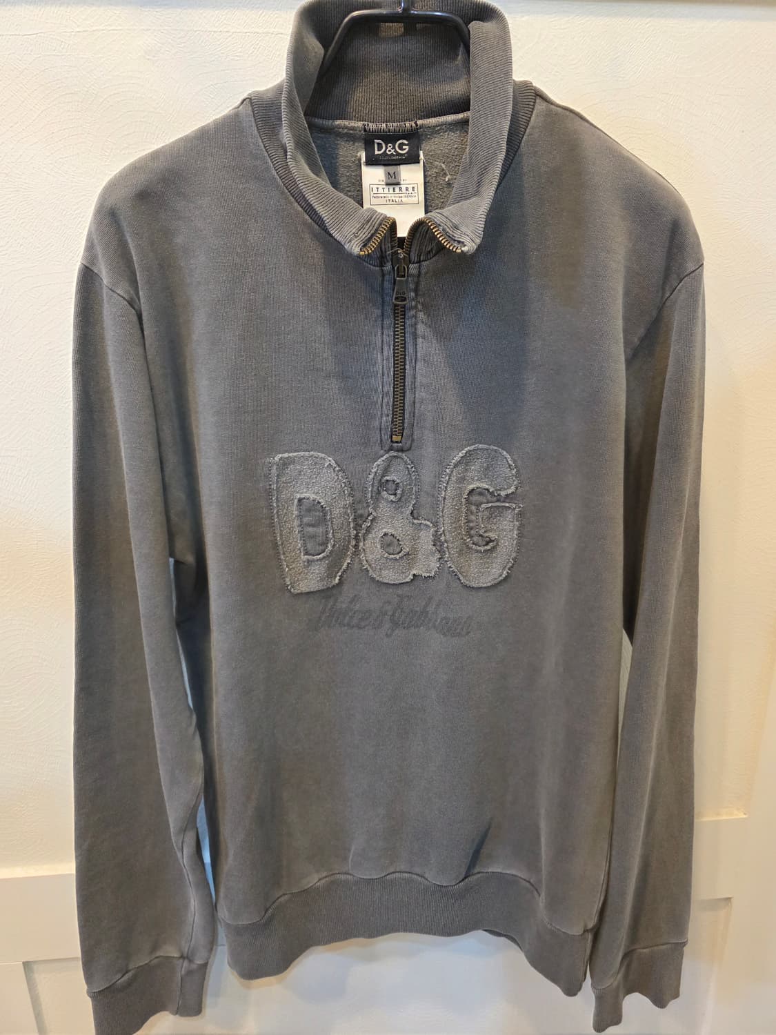 D&G 빈티지 그레이 하프집업 M 상품이미지1