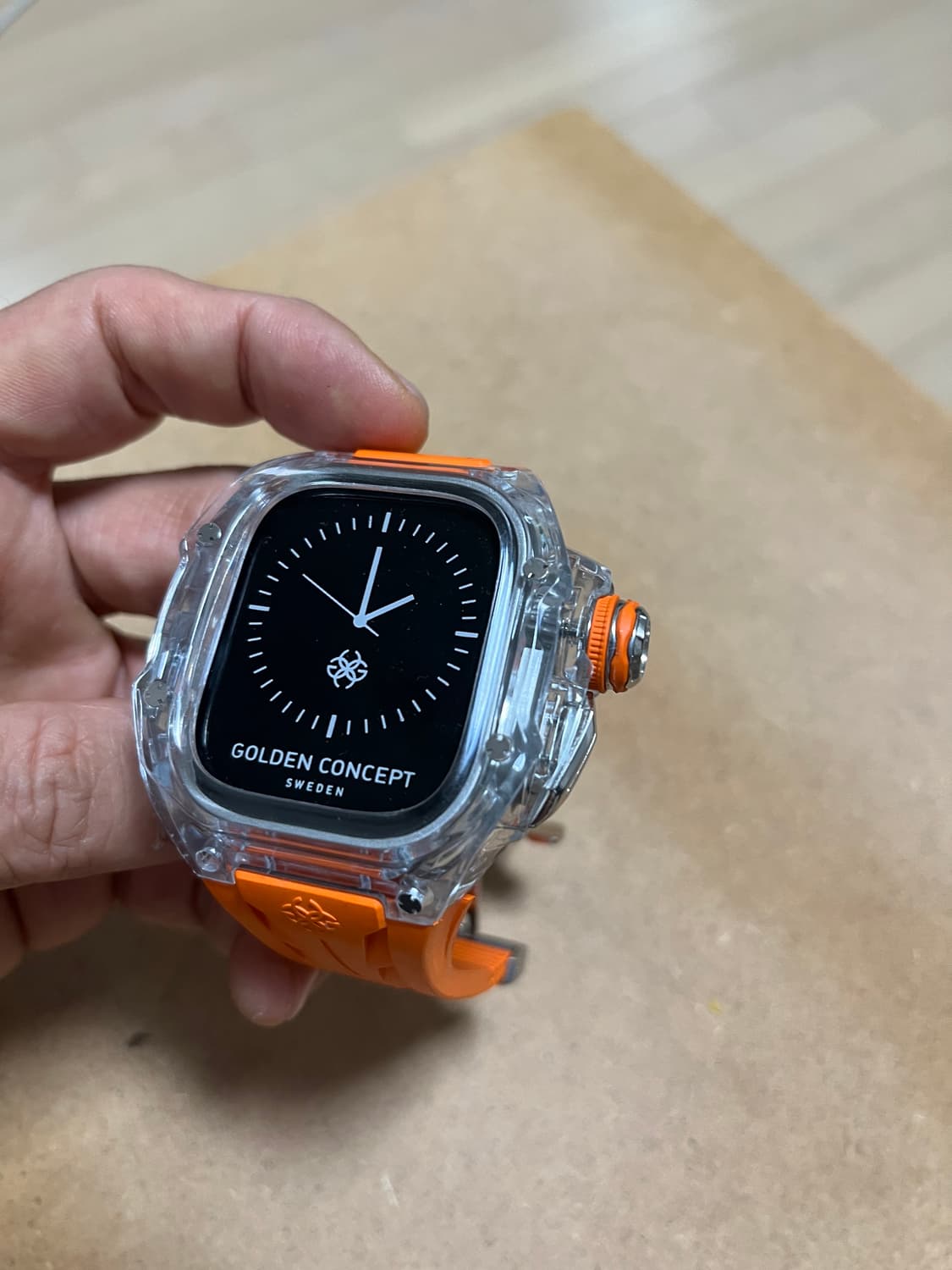 골든컨셉 애플워치 울트라2케이스 오렌지선셋 RSTR49mm(풀박스) 상품이미지2