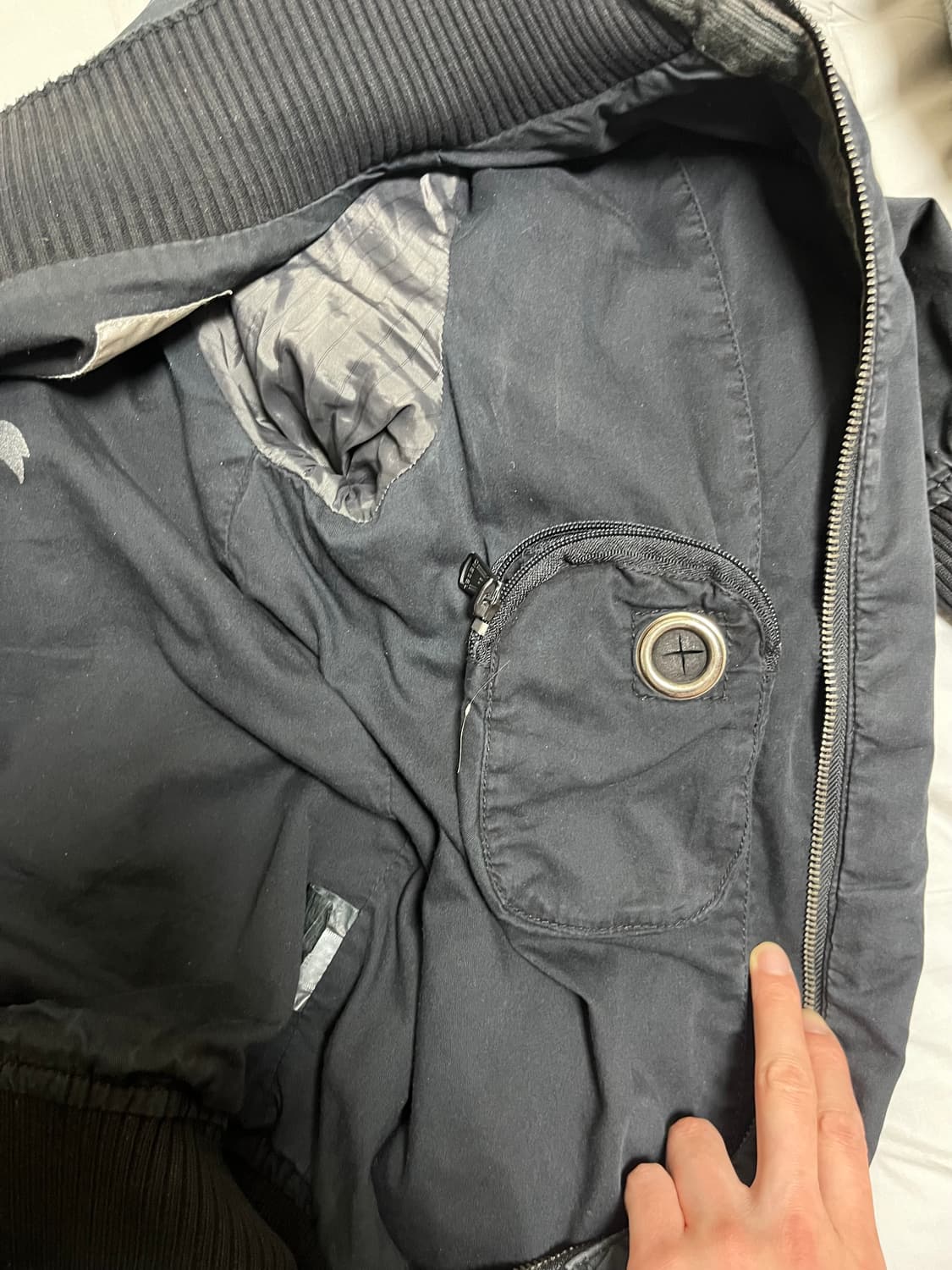 디젤 블랙 봄버 자켓 M 상품이미지6