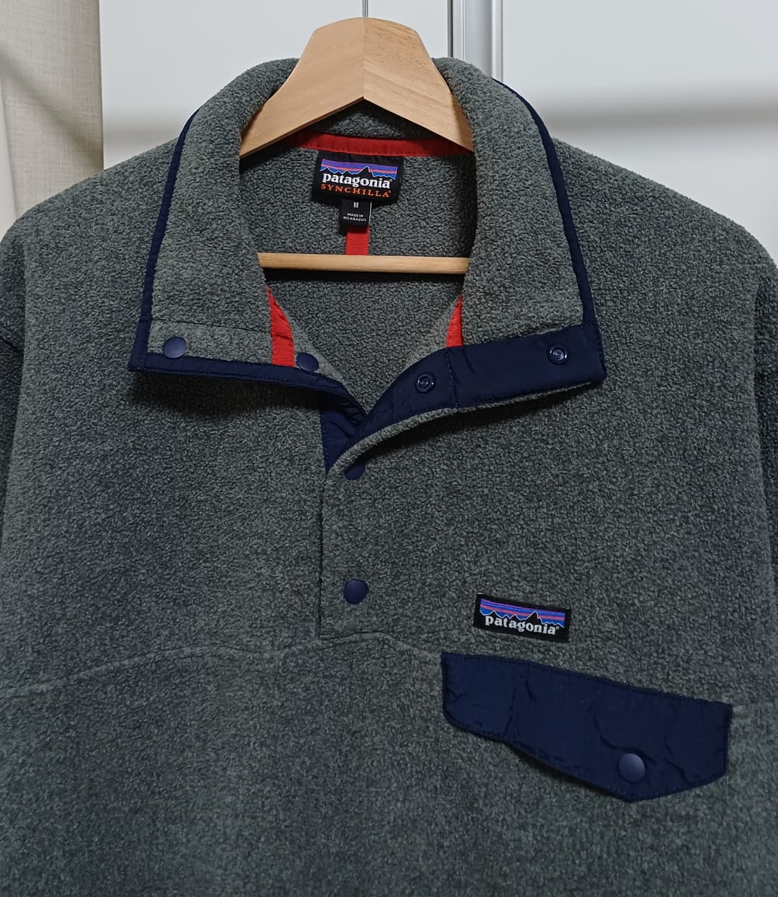 🇳🇮 파타고니아 신칠라 스냅티 - 니켈 / 네이비 블루 상품이미지2