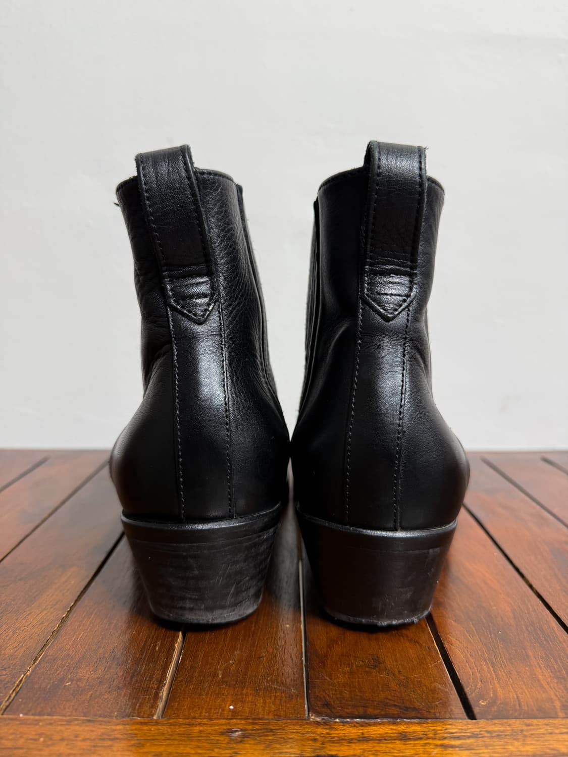 OUR LEGACY LEATHER CUBAN BOOTS 상품이미지4