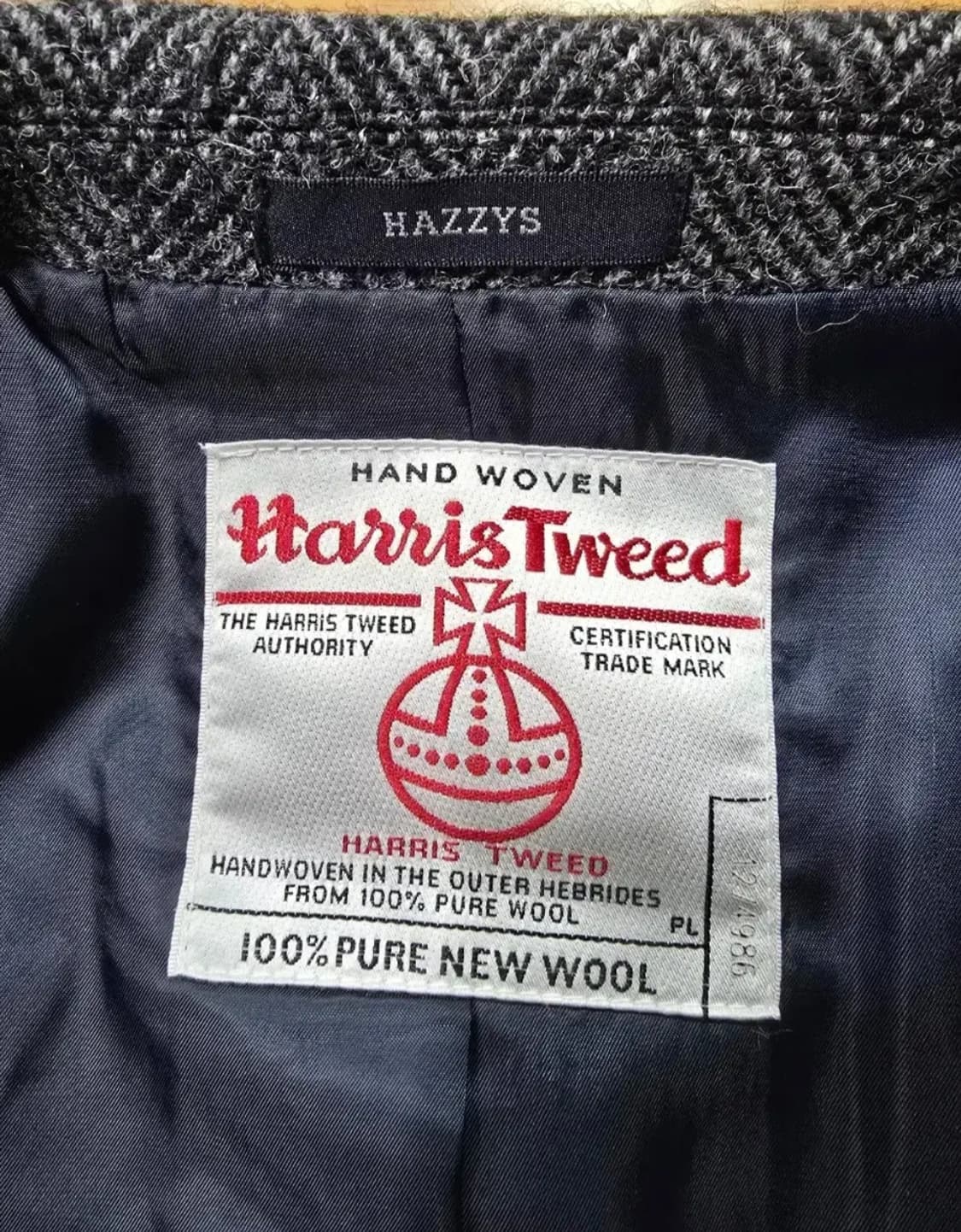 (95)  헤지스 해리스트위드 헤링본 남성 코트 상품이미지5