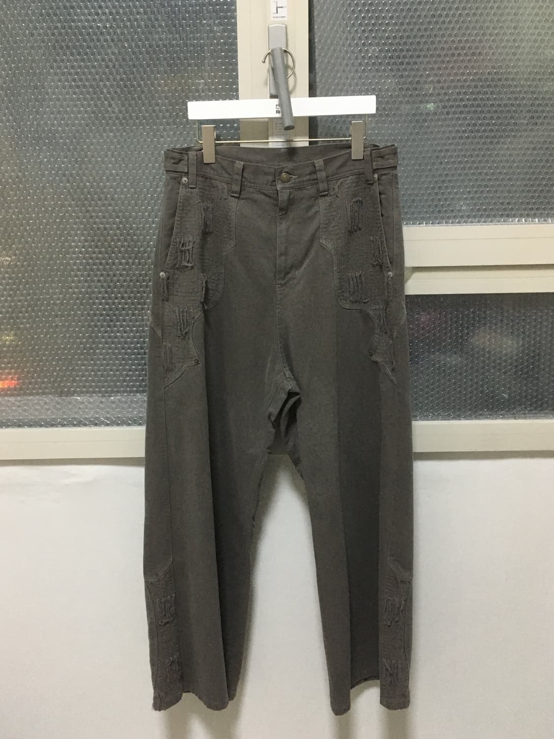 (3) 폴리테루 초판 웨스턴 보로 팬츠 그레이 상품이미지1