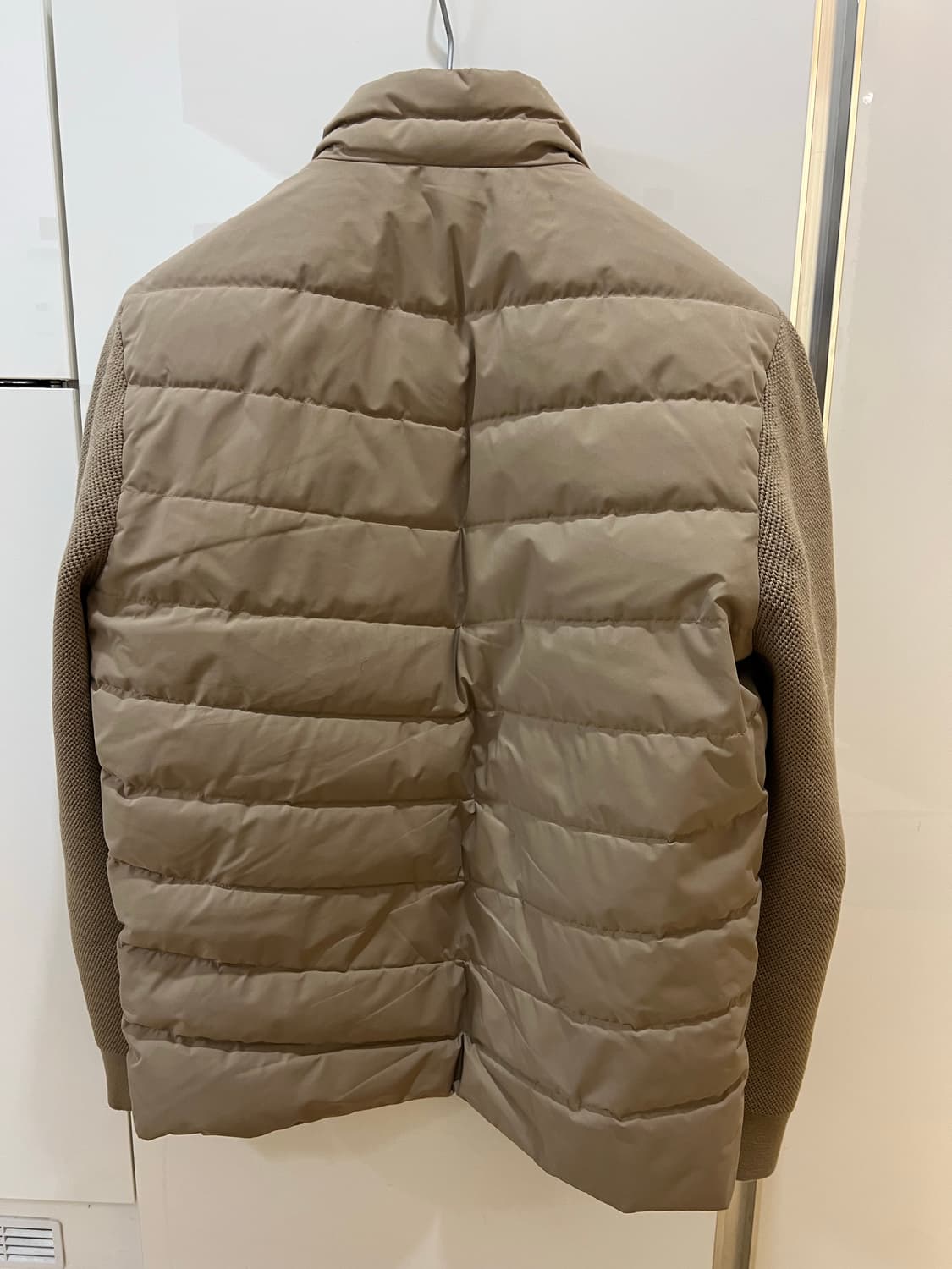 라코스테 베이지 니트패딩 100-103 상품이미지2