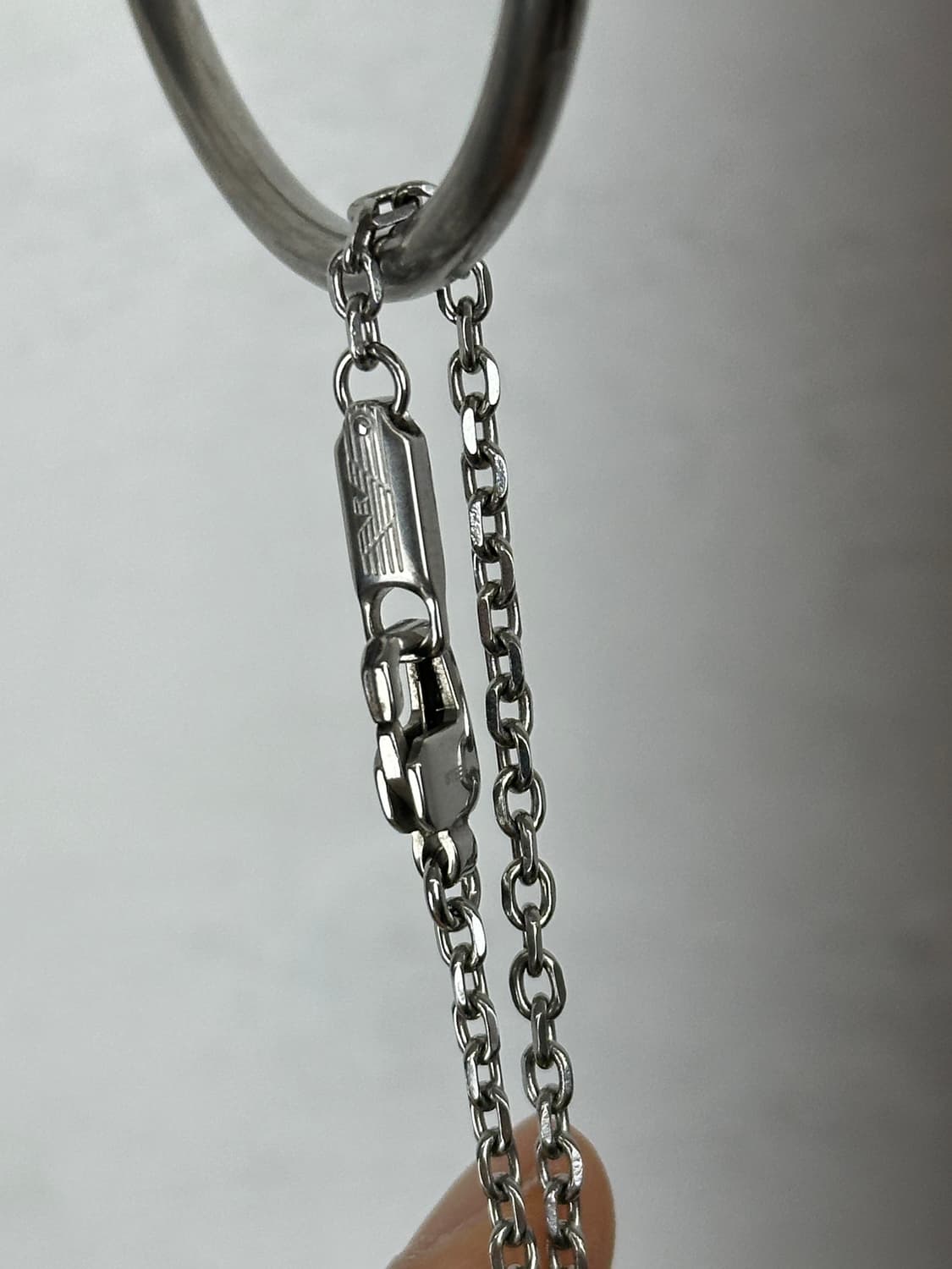 Emporio Armani Eagle Dog Tag Necklace  상품이미지3