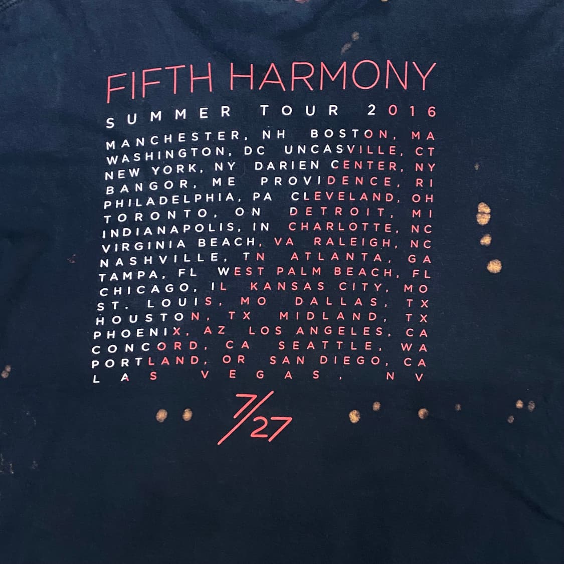 미국 빈티지 피프티 하모니 FIFTY HARMONY 락티셔츠 반팔티 상품이미지8