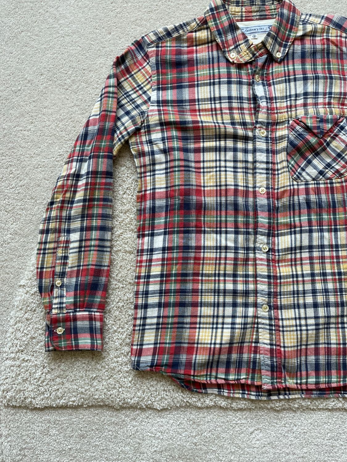 Ordinary fits 체크패턴 셔츠 (95-100) 상품이미지4