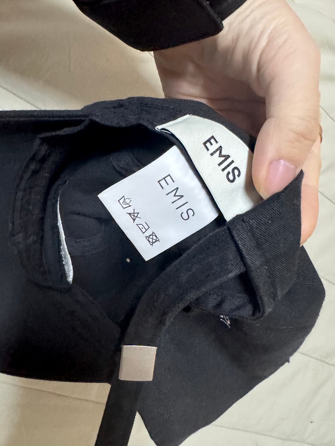 emis 이미스 볼캡 모자 블랙 상품이미지3