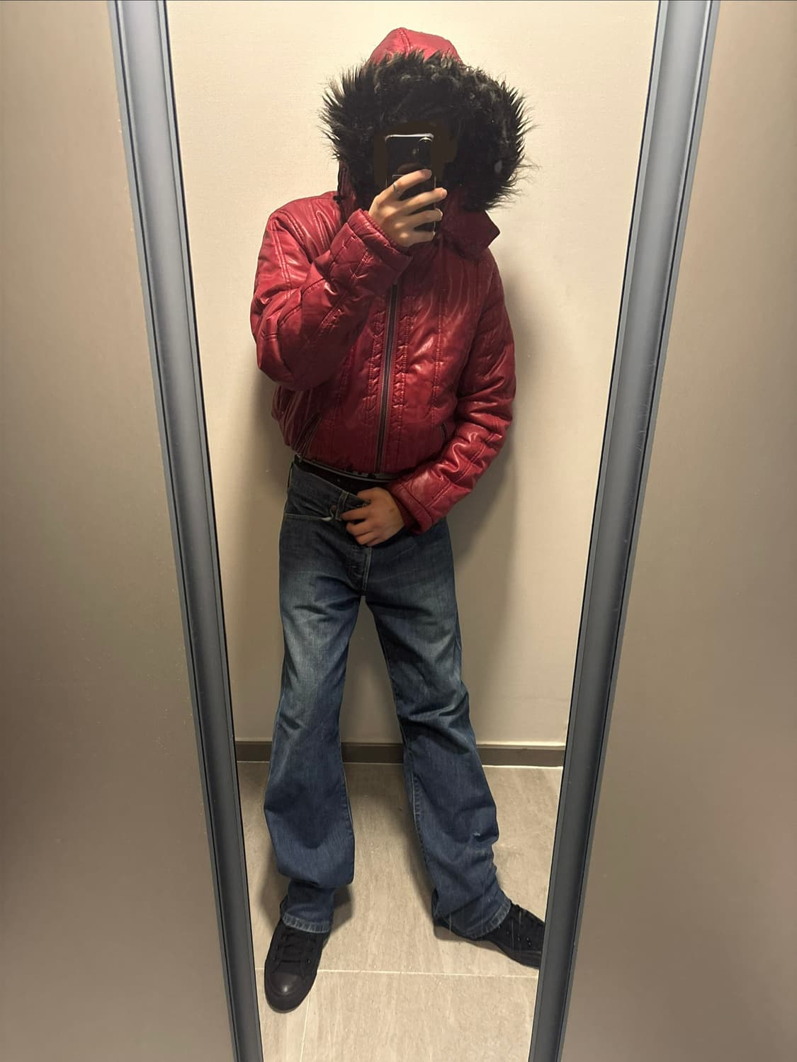 컨버스 퍼 패딩 상품이미지1