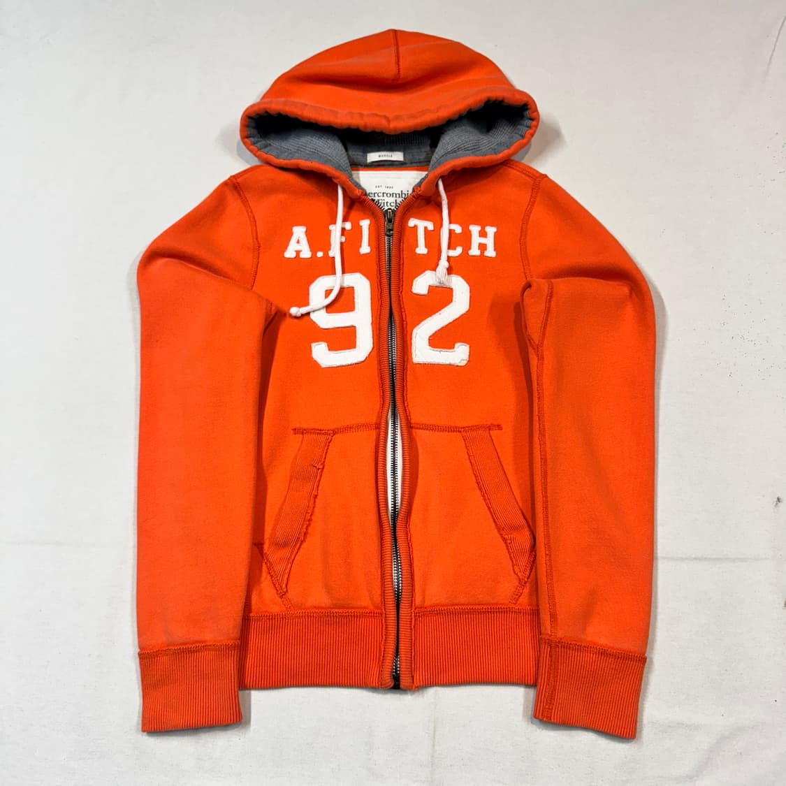 S) 아베크롬비 후드집업 주황 오렌지 상품이미지1