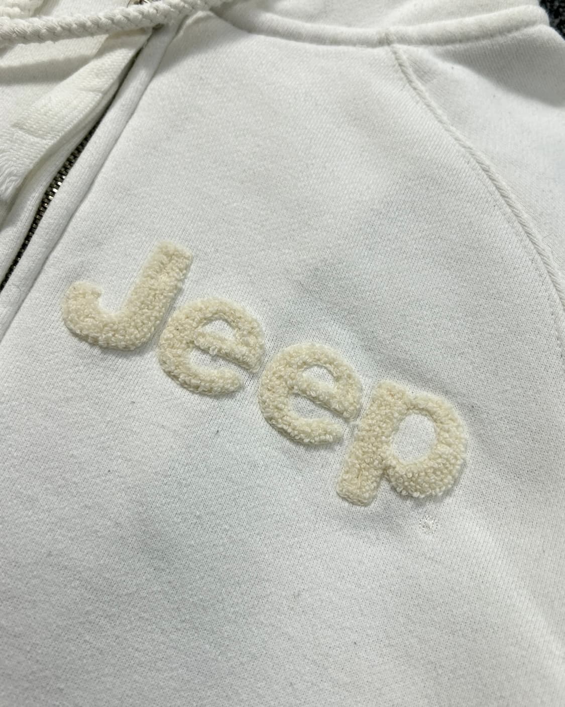 Jeep 화이트 쉐르파 후드집업  상품이미지4