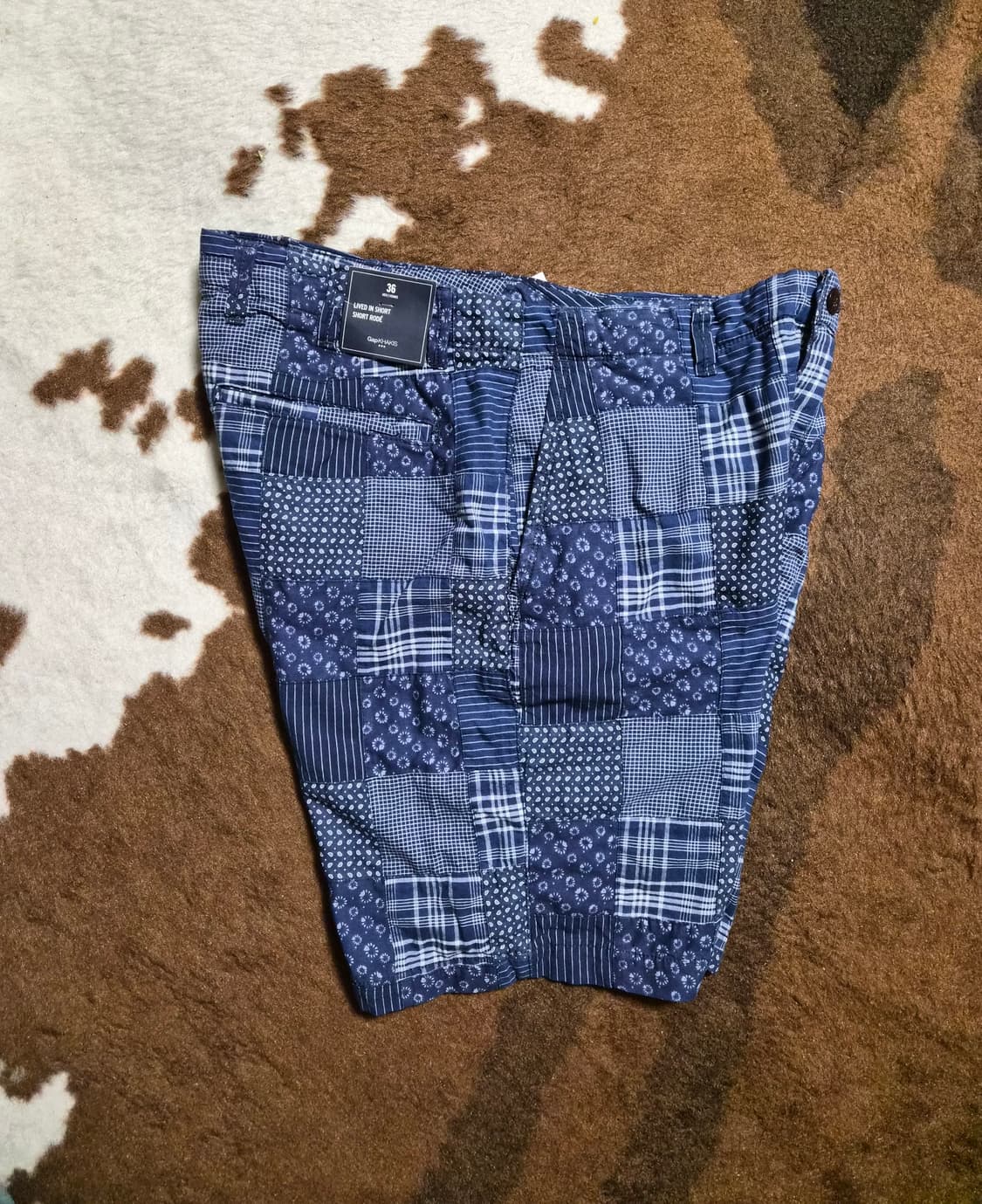 GAP KHAKIS 남성용 패치워크 반바지(36) 상품이미지3