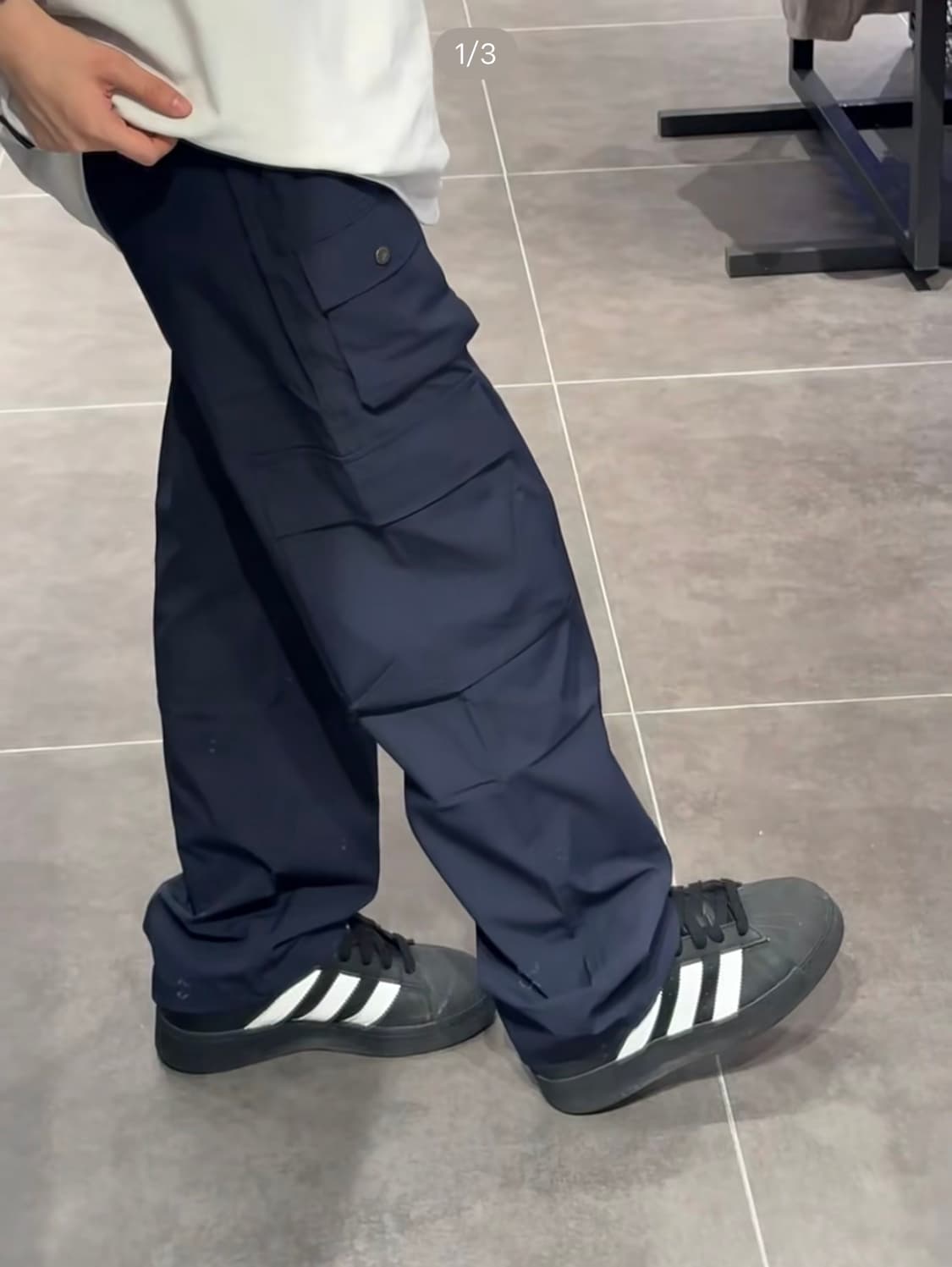 아디다스 슈퍼스타 XLG 코어 블랙 화이트 상품이미지1