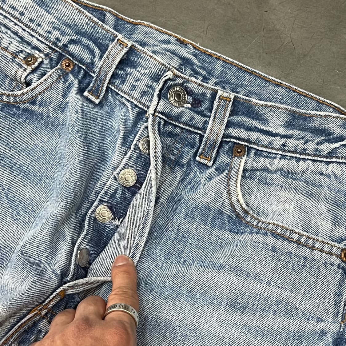  USA 리바이스 501xx 블랭크탭 데님 팬츠 y14661 상품이미지5