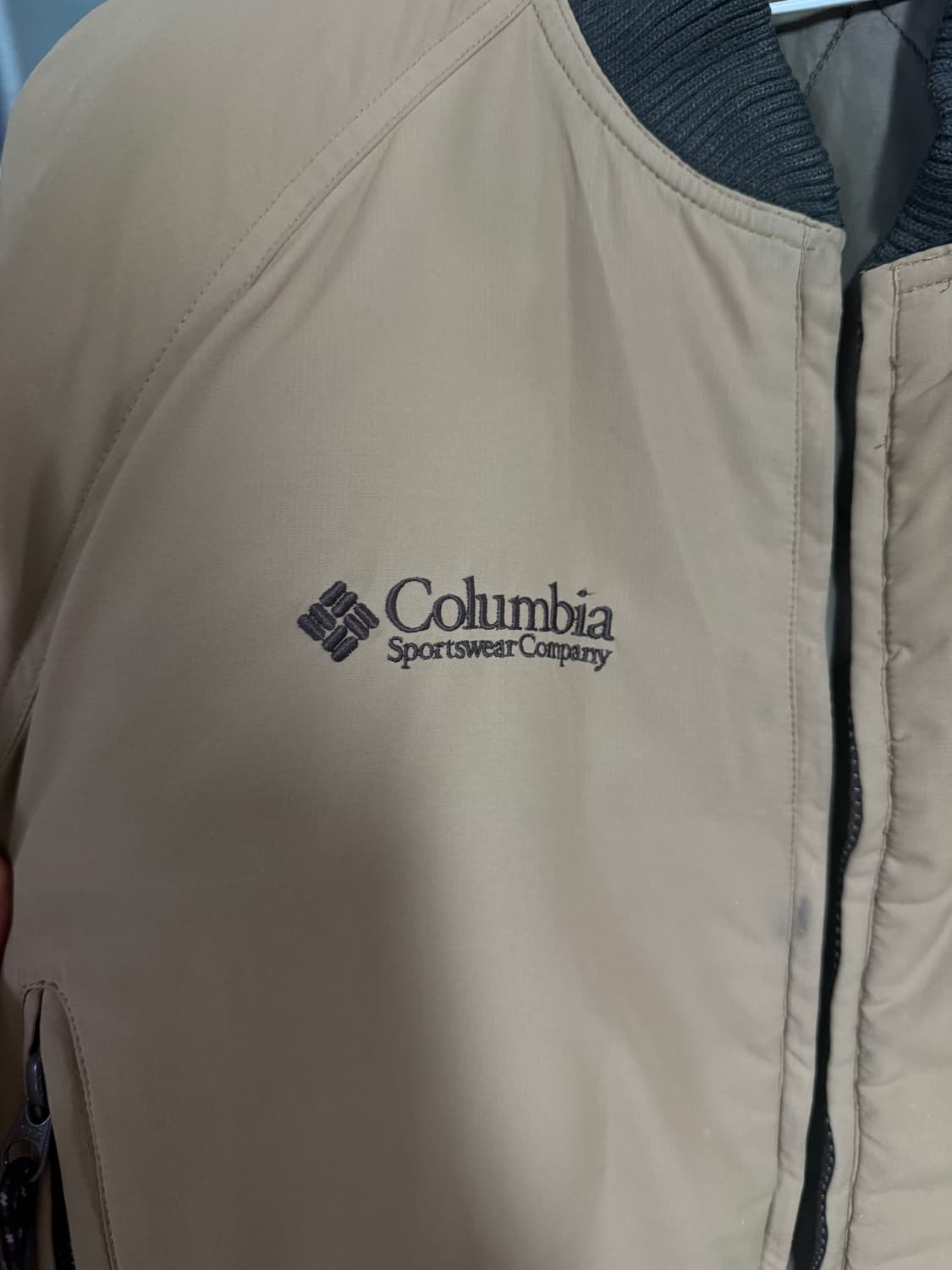 빈티지 usa 컬럼비아 양면 봄버 자켓 상품이미지3