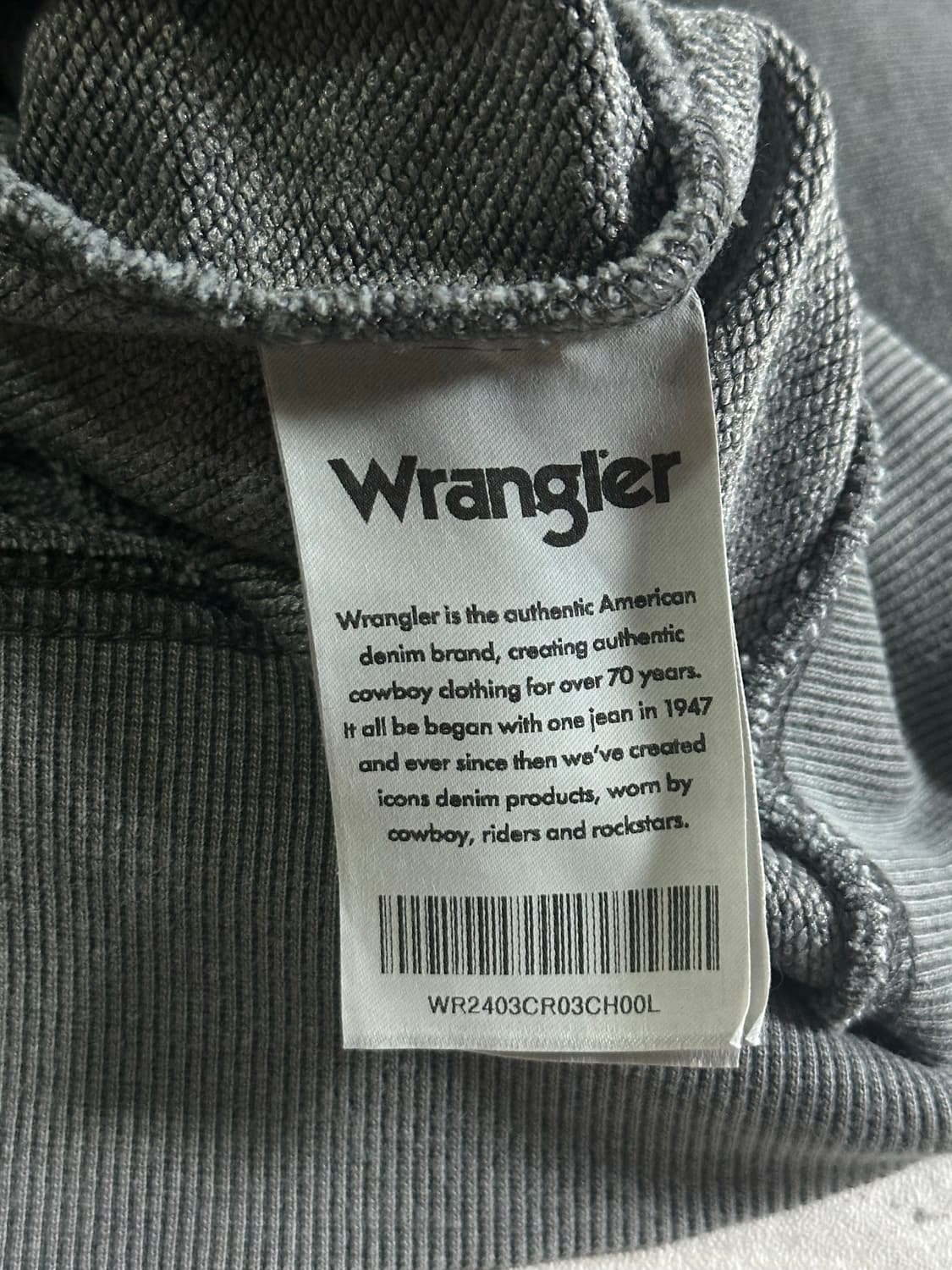 WRANGLER 스타 자수 맨투맨 /041 상품이미지5