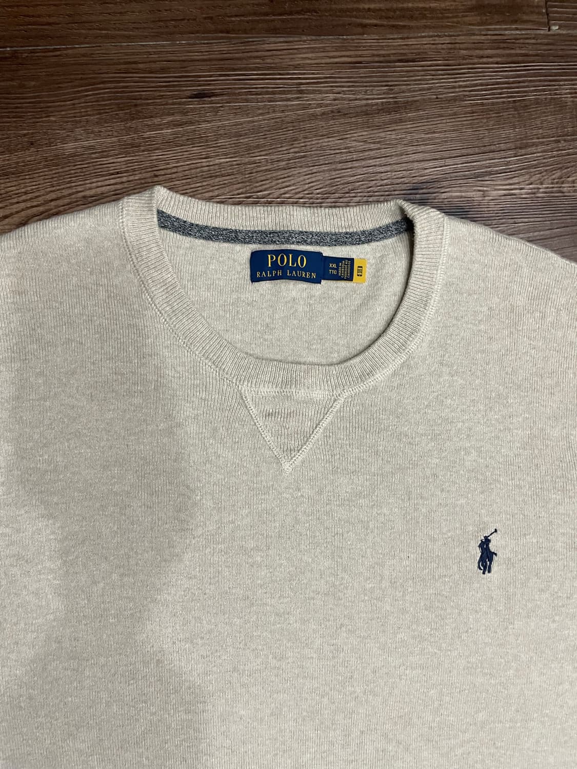 폴로 랄프로렌 오트밀 니트 스웨터 상품이미지2