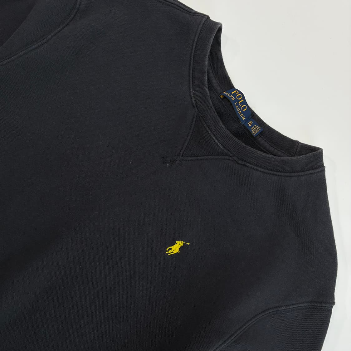 Polo  폴로 랄프로렌 자수 코튼 블랙 맨투맨  상품이미지3