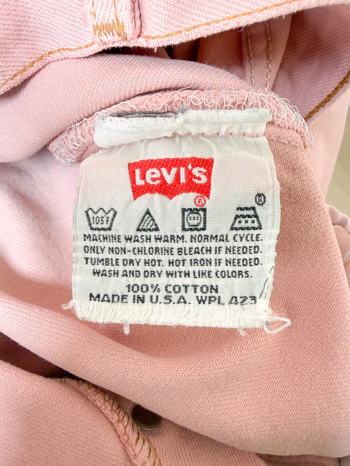 levis 501 pink 32 made in usa 상품이미지4