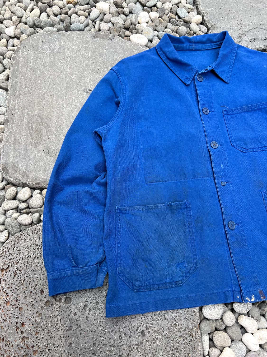 OLD VINTAGE WASHING BLUE 빈티지프렌치워크자켓 상품이미지3